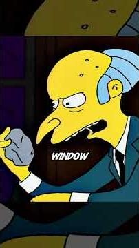 Mr. Burns believed that Bart was qualified to be his stepson. #anime #animerecap #TheSimpsons