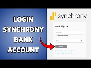 How To Login Synchrony Bank Account 2025 | Sign In To Synchrony Savings & Credit Accounts