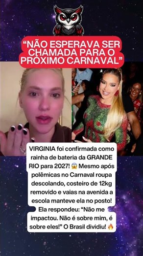 VIRGINIA FONSECA E GRANDE RIO: A DECISÃO QUE NINGUÉM ESPERAVA APÓS AS POLÊMICAS DO CARNAVAL