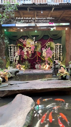 Kalau lapar makan mi, kalo butuh dekor intimate just call me😘😘😘 #dekorasipernikahan #intimate #weddingintimate #weddingdecoration #weddingdecor