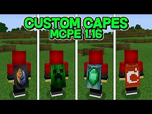 CARA MENDAPATKAN CUSTOM CAPES DI MCPE 1.16+