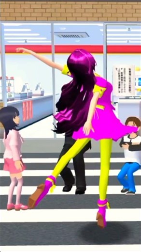 Dancing with Girl in Sakura School Simulator 😂 | Funny Dance Moments#sakuraschoolsimulator #fypシ