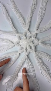 8.8K views · 127 reactions | Handmade DIY Table Mat crafted using soft white yarn✨ This cute, aesthetic mat is perfect for table décor, dining setups, or gifting. Made with simple knots and tassels, it adds a cozy and elegant touch to any space! #DIYTableMat #YarnCraft #HandmadeDecor #TableDecor #AestheticCrafts #HomeDecorIdeas #CraftWithMe #EasyDIY #YarnArt #DecorCrafts #CraftReels #CreativeIdeas #omairdesigner | Omair Designer | Facebook