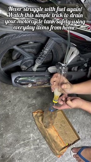 Simple DIY Hack For Draining Your Fuel Tank