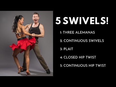 Rumba Advanced Routine - Continuous Swivels, Plaits, 3 Alemanas | Dance Tutorial
