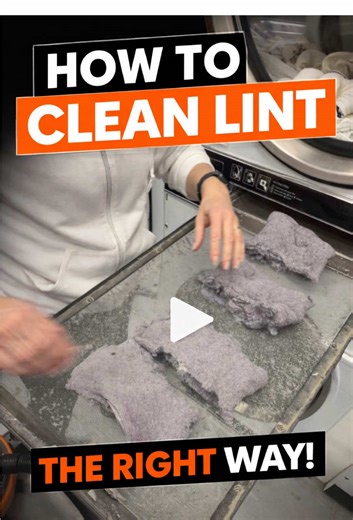 This is How Lint Cleaning Should Be Done. #lint #laundromat #asmr #clean #vacuumcleaner