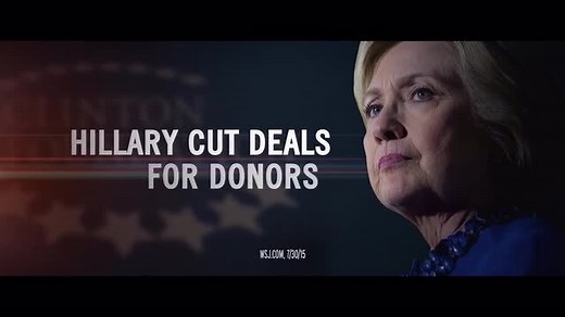 Trump's dark attack ad hits Clinton on 'corruption'