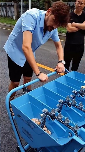 Brilliant Garlic Planter Machine Test