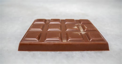 Das ist die erste Tafel Milchschokolade aus dem Labor