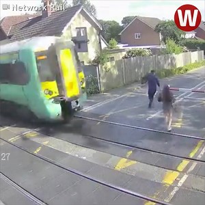 Network rail has released footage of terrifying near misses at level crossings | WalesOnline