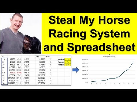 Steal this "back" horse racing system from me and the spreadsheet