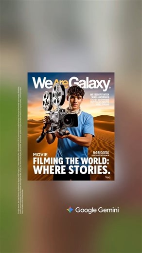 Harry Vaughan on Instagram: "Stop scrolling if you want to win cool prizes! Taking the director's chair today. 🪑✨ Why just dream it when Google Gemini can actually make it happen? Transforming my everyday photos into literal movie scenes. Join the fun on #WeAreGalaxyActivity, scan the QR Code for details! Let’s get creative with #GalaxyS25 Series, #GalaxyZFold7, or #GalaxyZFlip7. Pssst, there are cool prizes waiting! Show me your magic. Can your phone do that? #GalaxyCan"