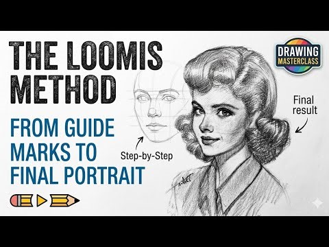 Master the Loomis Method: Step-by-Step Portrait Tutorial
