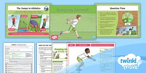 Twinkl Move PE - Year 3 Athletics Lesson 4 - Jumping Animals