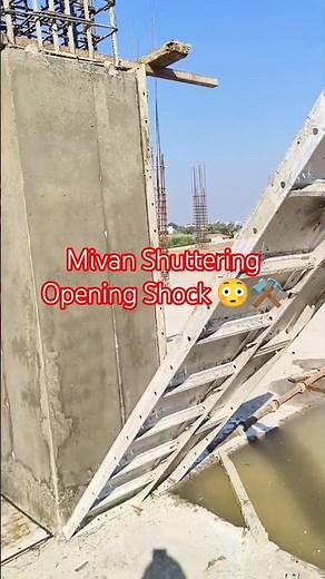 Mivan Column Deshuttering Work 😱 | Fast Formwork Removal | Aluminium Formwork Technique #shorts