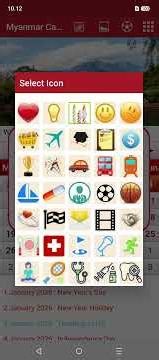 Myanmar Calendar 2026