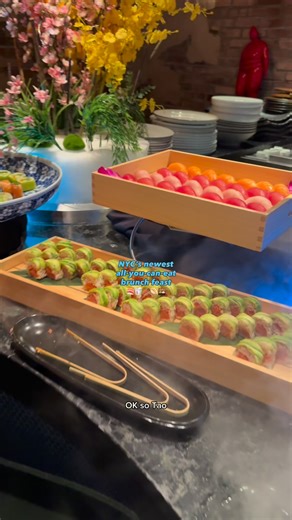 Welcome to Endless Brunch🥢 Experience never-ending dim sum, sushi & raw bar, carving stations, signature TAO entrées and a delectable dessert bar every Sunday 11AM-3PM. Link in bio to reserve. | TAO Downtown