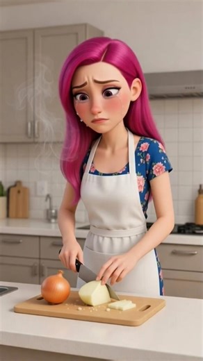 Crying Because of Onions 🧅 #funny #animation #shorts #cartoon