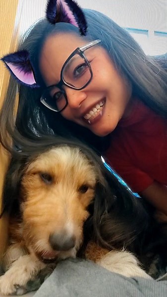 My dog learned a new command...