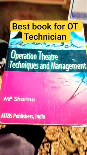OT Technician Student के लिए Best Book 📚 #ottechnician #students #books
