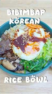 Easy Bibimbap Recipe To Do at Home! #cookingchannel #cooking #bibimbap #food #easyrecipe