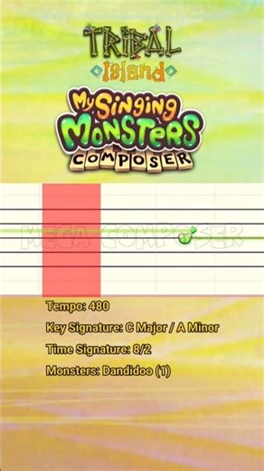 🪶 Tribal Island Dandidoo Tutorial - My Singing Monsters Composer