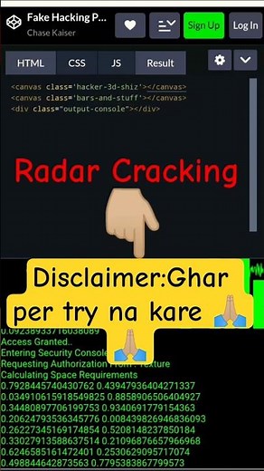 How to crack radar||Hacking screen 4k|| hacking simulater ll#cybersecurity #hackprotech