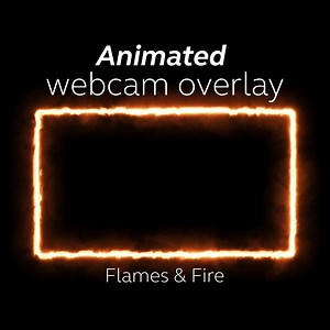 Flaming Animated Webcam Overlay: HD Fire Stream Overlay (WEBM) - Etsy
