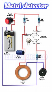 18K views · 208 reactions | Metal Detector Circuit Scheme | Electric 2.0 | Facebook
