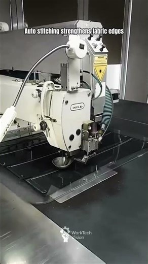 Automatic Fabric Edge Stitching Process in Textile Production Line