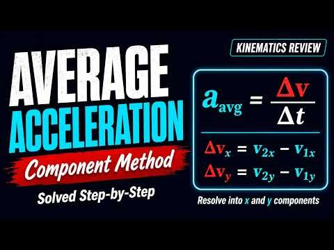 Problem#1.1. Average Acceleration of a Particle.