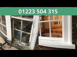 Listed building, Sash Windows Restoration. Before & After