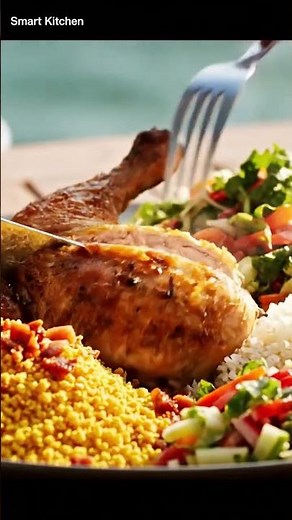 Brazilian Riverside Terrace Chicken | Juicy Breast, Farofa & Rice | Smart Kitchen