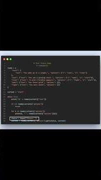 Text choice game in Python. #coding #python #viral #tutorial