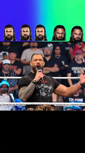 Roman reigns vs Seth Rollins ☠️ ☠️ ☠️ #wwe #shorts