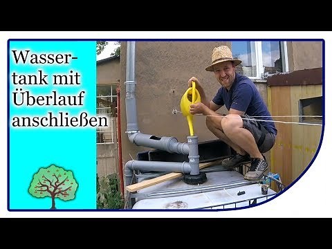 Connecting an IBC water tank with overflow | Collecting rainwater | The gardener's gold
