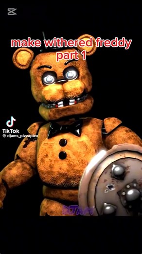 Crafting withered Freddy: A Papercraft Guide