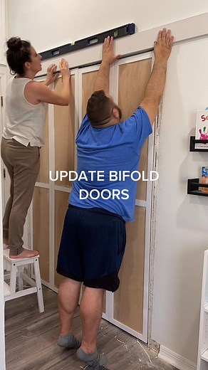 DIY Closet Makeover: Transforming Old Bifold Doors with Plywood and PVC Trim