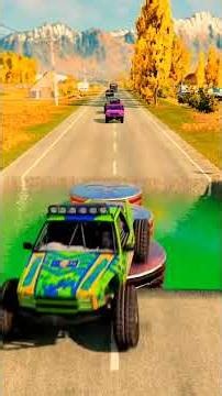 Can it escape the highway roadblock? 🚓