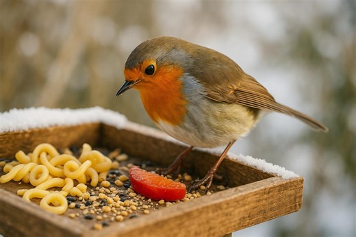 Rouge-gorge au jardin : ces restes de cuisine qu'il adore... et ceux qui peuvent le tuer en quelques heures