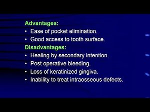Periodontics 2 ; Lec 9 ; Surgical Periodontal Therapy part 2