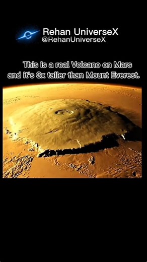 Real Volcano 🌋 on Mars😱