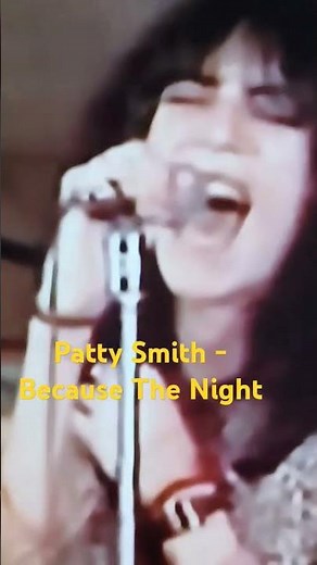 PATTY SMITH - BECAUSE THE NIGHT (LIVE 1978) 💥 #70ssongs