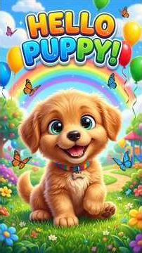 Hello Puppy Song 🐶 | Cute Puppy Song for Kids | Nursery Rhymes & Kids Songs | Baby Songs #shorts