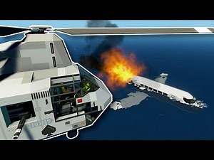 Plane Crash Rescue Goes Good.. Then BAD! - Stormworks Multiplayer Gameplay