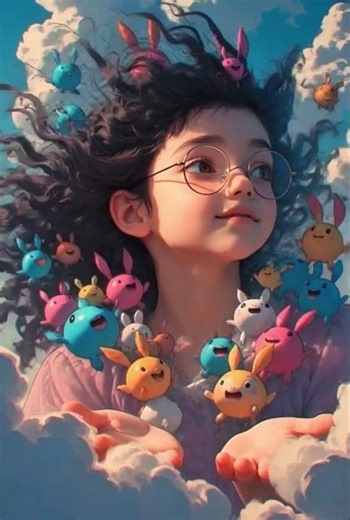 SHE HAS BUNNY CLOUDS! ☁️🐰#asmr #mystery #aesthetic