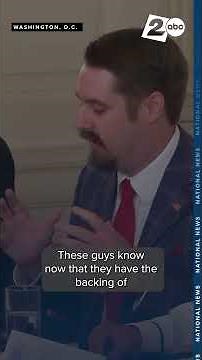 Nick Sortor speaks on Portland arrest during Antifa roundtable with Trump