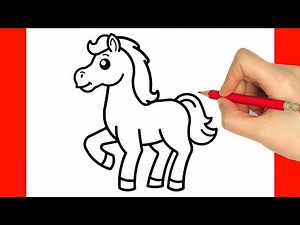 Wie zeichnet man ein pferd schritt für schritt