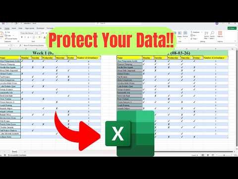 How to Lock Excel Sheets & Workbook (Protect Data Fast)