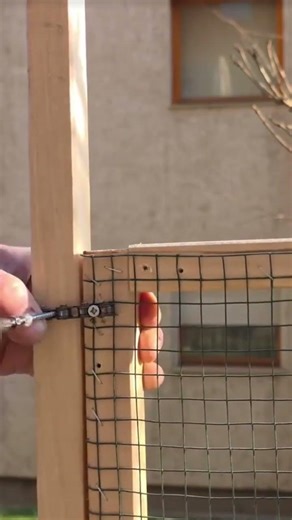 the process of making a wooden door hook in the backyard of the house #construction #popular #shorts